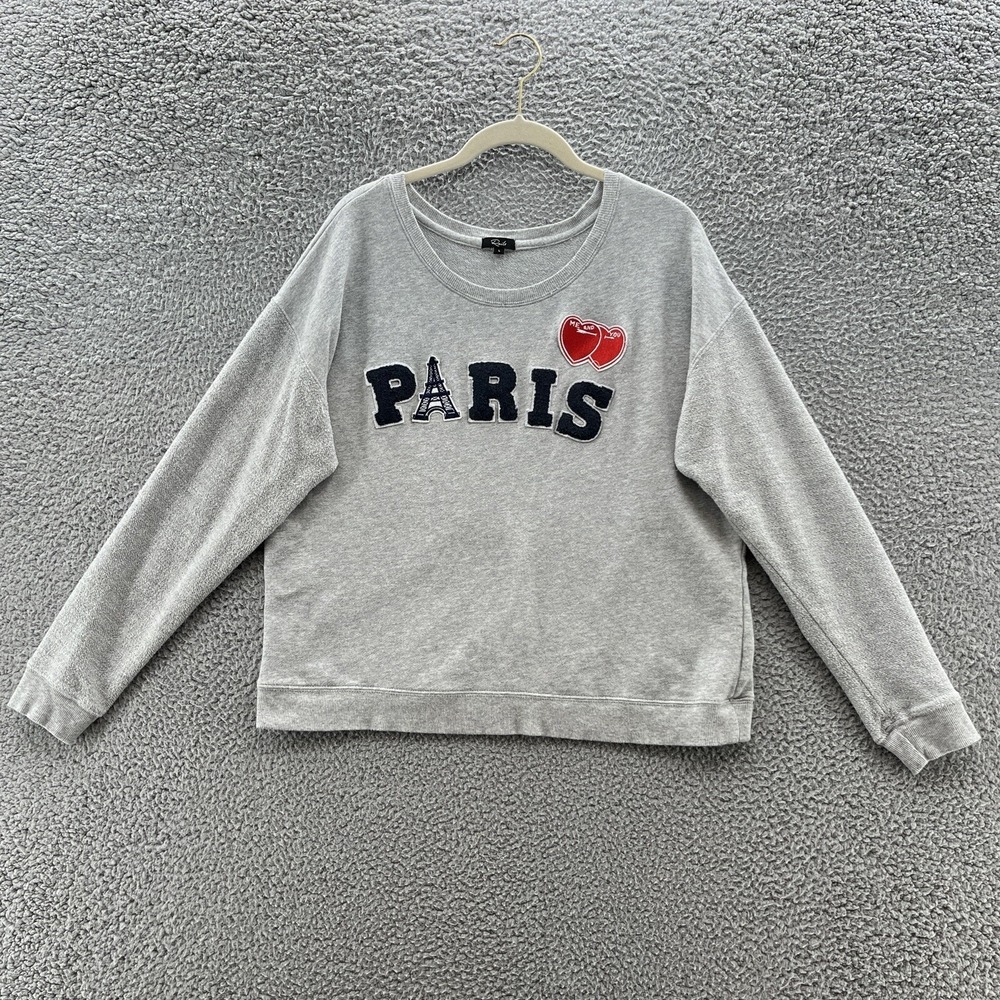 Paris Graphic Crewneck Sweatshirt - Gray